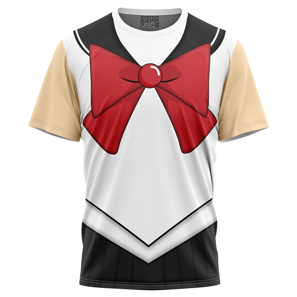 The Sailor Pluto Sailor Moon T Shirt FRONT Mockup - Sailor Moon EU Store