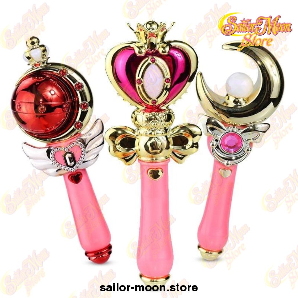 Sailor Moon Stick Spiral Heart Moon Rod Cutie Rod Wand Figure