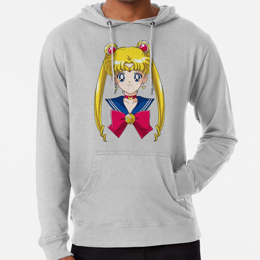 ssrcolightweight hoodiemensheather greyfrontsquare productx1000 bgf8f8f8 1 - Sailor Moon EU Store