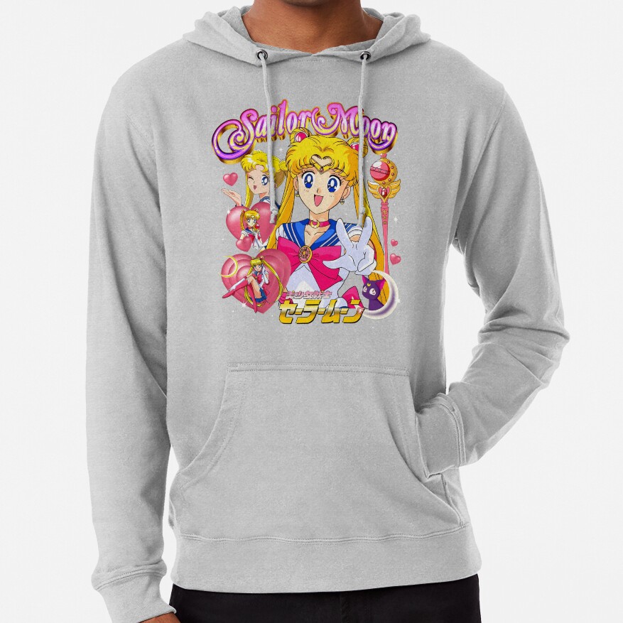 ssrcolightweight hoodiemensheather greyfrontsquare productx1000 bgf8f8f8 26 - Sailor Moon EU Store