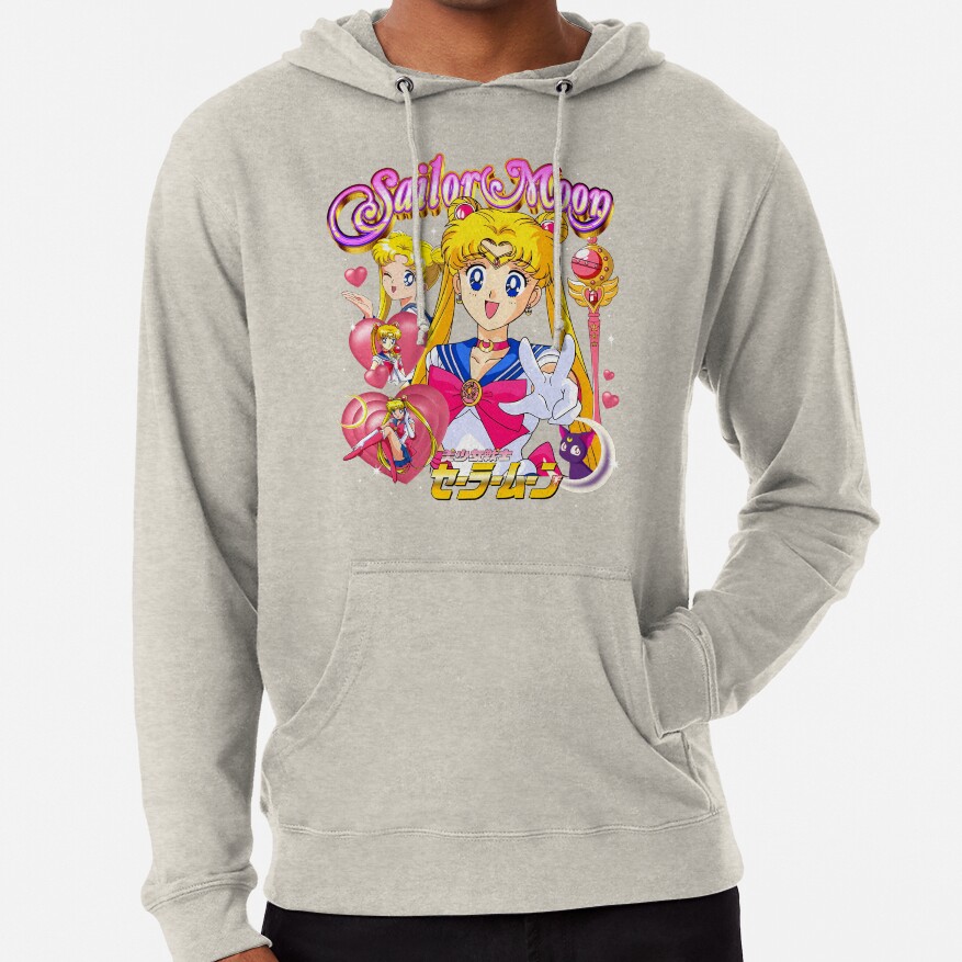ssrcolightweight hoodiemensoatmeal heatherfrontsquare productx1000 bgf8f8f8 26 - Sailor Moon EU Store