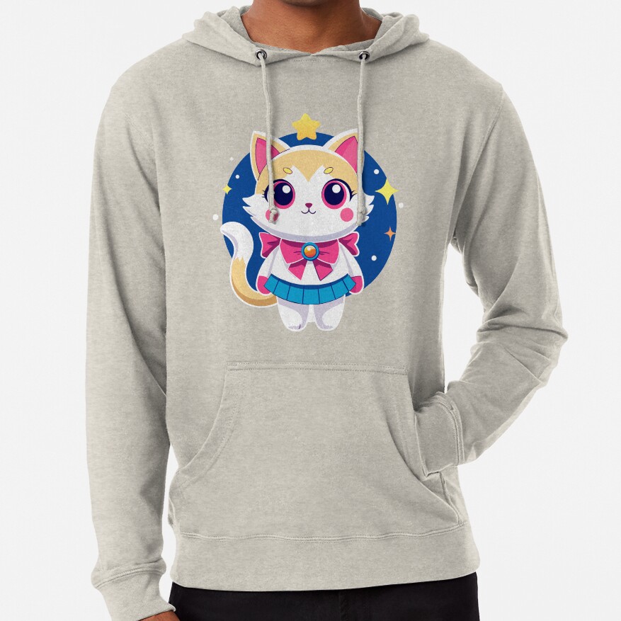 ssrcolightweight hoodiemensoatmeal heatherfrontsquare productx1000 bgf8f8f8 31 - Sailor Moon EU Store