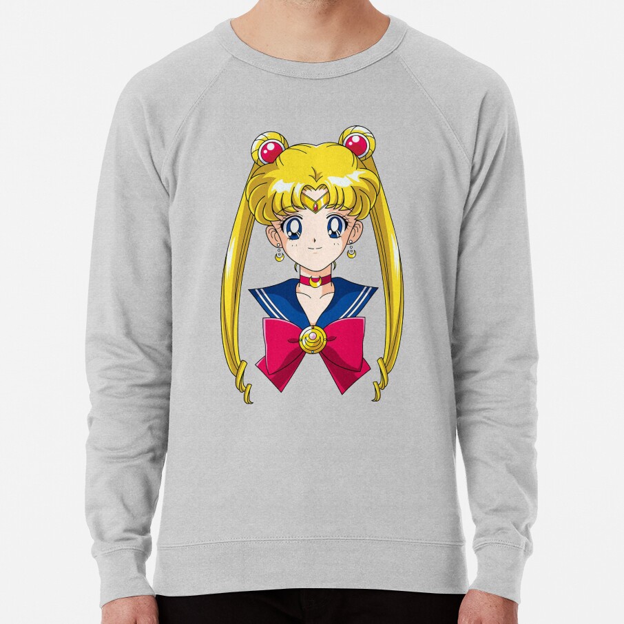 ssrcolightweight sweatshirtmensheather greyfrontsquare productx1000 bgf8f8f8 1 - Sailor Moon EU Store