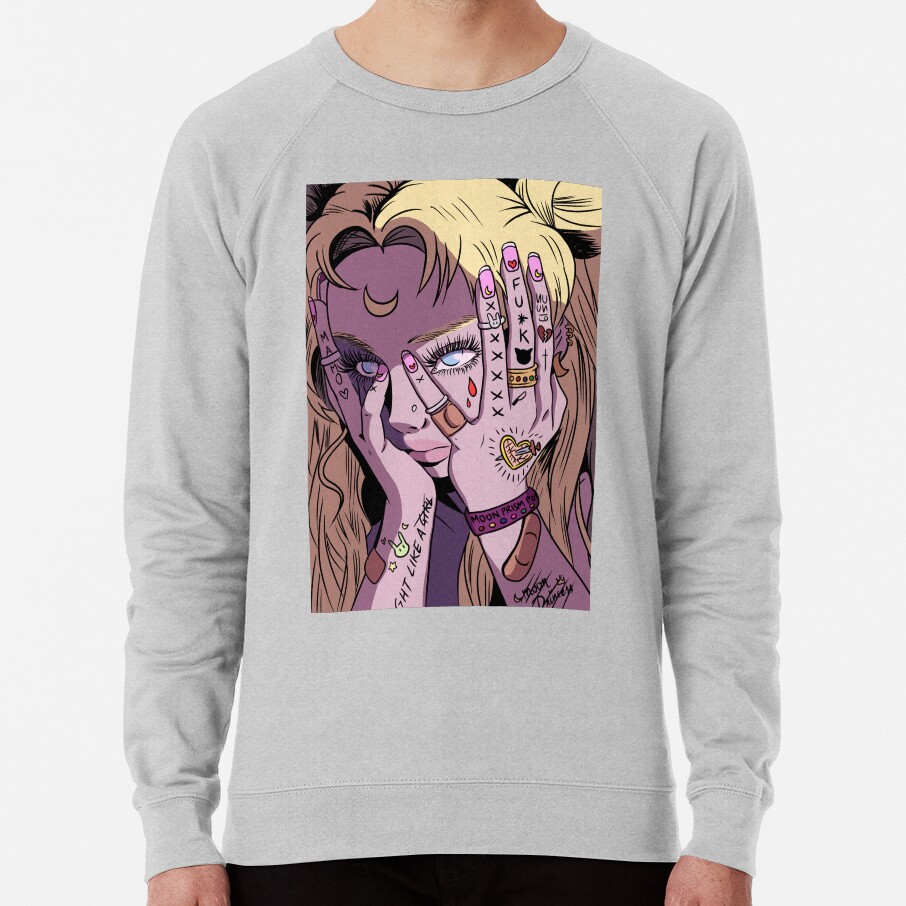ssrcolightweight sweatshirtmensheather greyfrontsquare productx1000 bgf8f8f8 2 - Sailor Moon EU Store