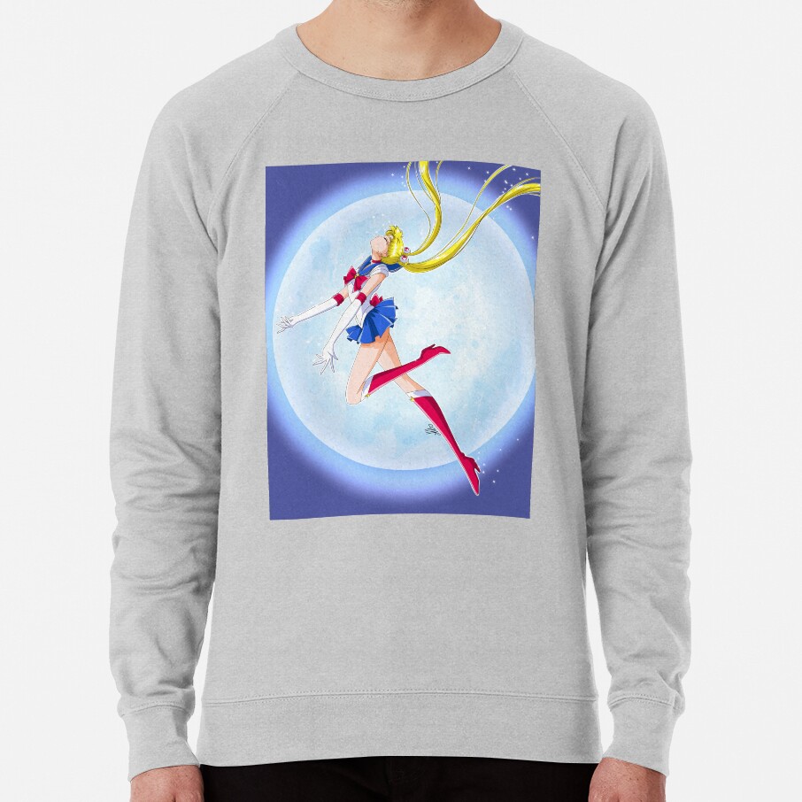 ssrcolightweight sweatshirtmensheather greyfrontsquare productx1000 bgf8f8f8 30 - Sailor Moon EU Store