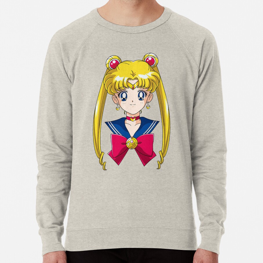 ssrcolightweight sweatshirtmensoatmeal heatherfrontsquare productx1000 bgf8f8f8 1 - Sailor Moon EU Store