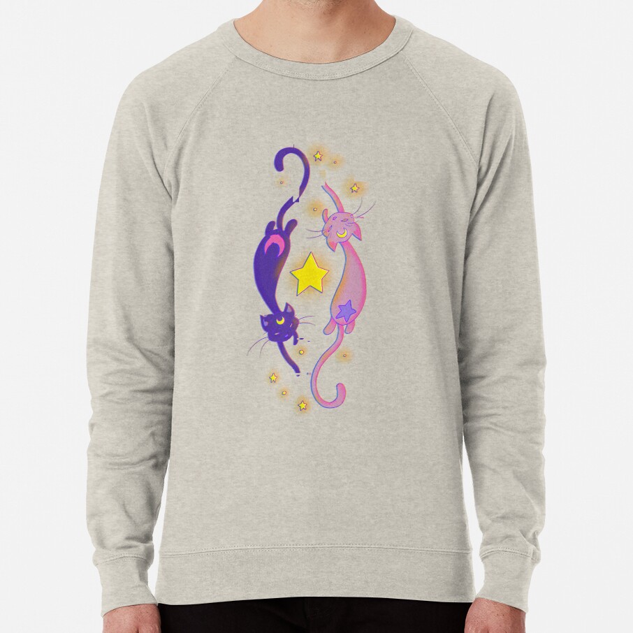 ssrcolightweight sweatshirtmensoatmeal heatherfrontsquare productx1000 bgf8f8f8 14 - Sailor Moon EU Store
