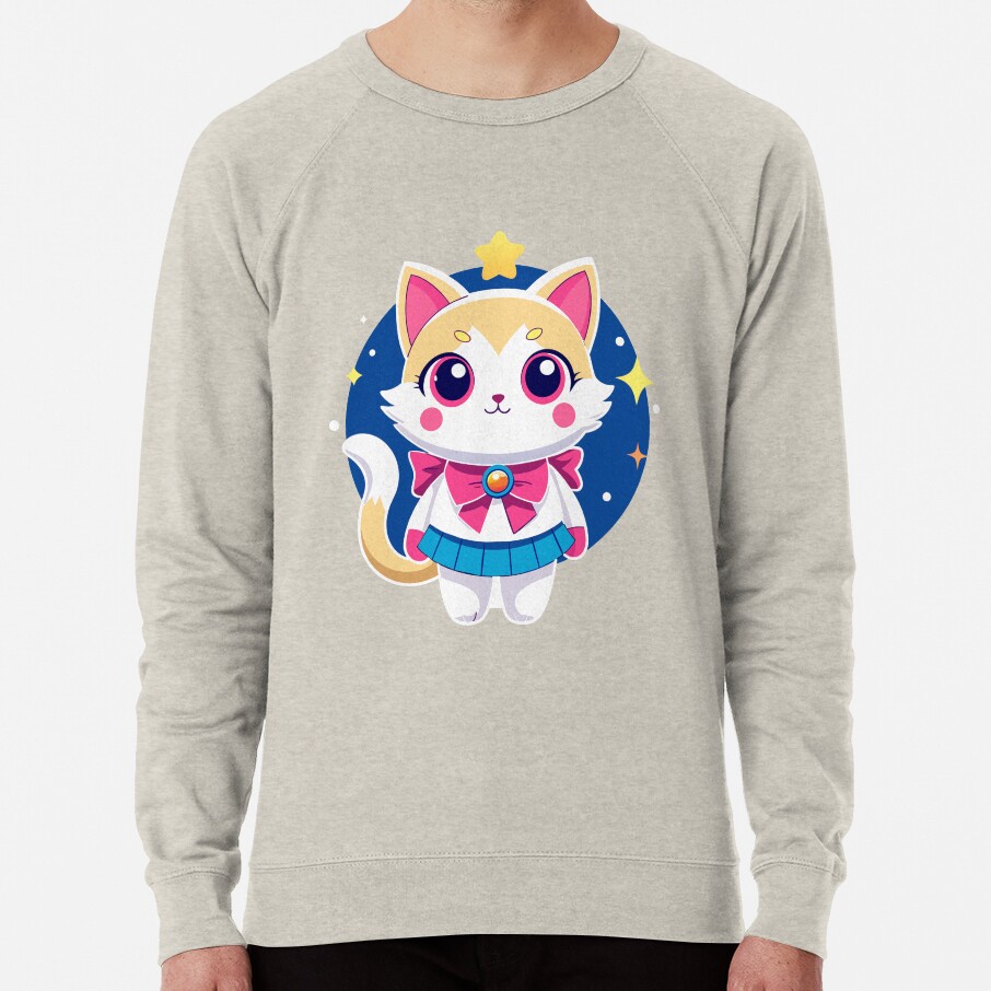 ssrcolightweight sweatshirtmensoatmeal heatherfrontsquare productx1000 bgf8f8f8 26 - Sailor Moon EU Store