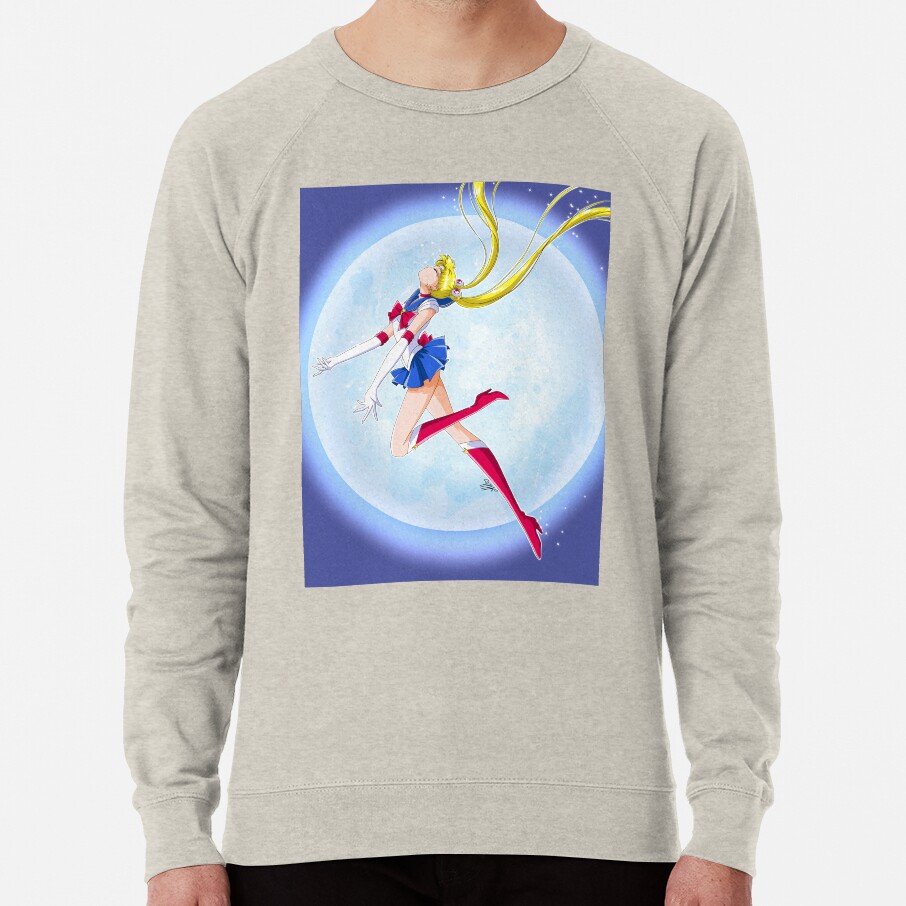 ssrcolightweight sweatshirtmensoatmeal heatherfrontsquare productx1000 bgf8f8f8 30 - Sailor Moon EU Store