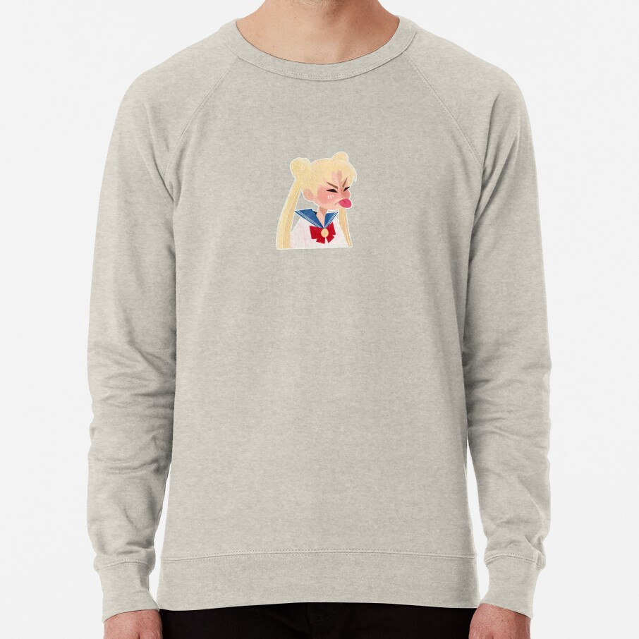 ssrcolightweight sweatshirtmensoatmeal heatherfrontsquare productx1000 bgf8f8f8 33 - Sailor Moon EU Store