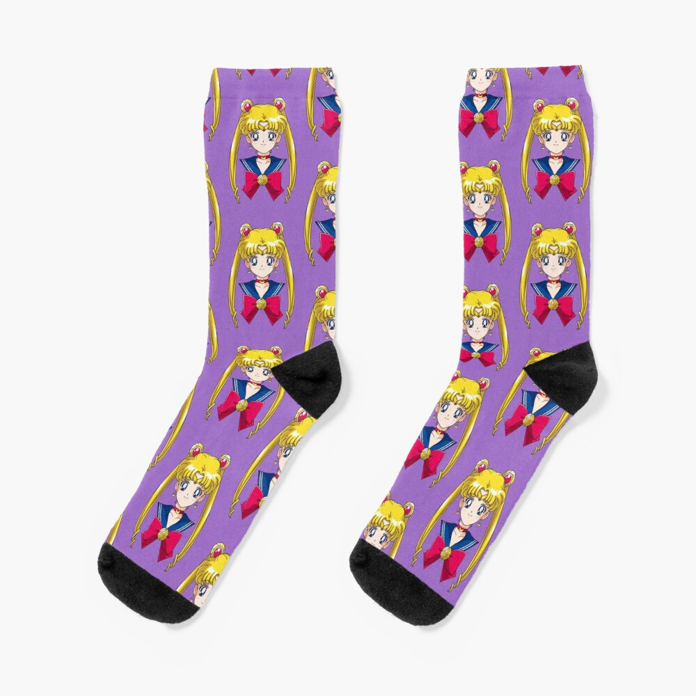 Sailor Moon Purple Socks